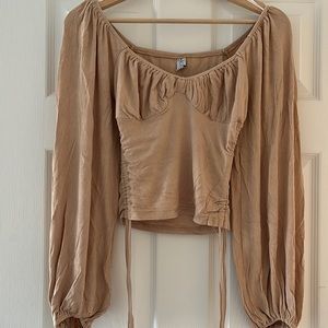 Chicwish Beige top size S